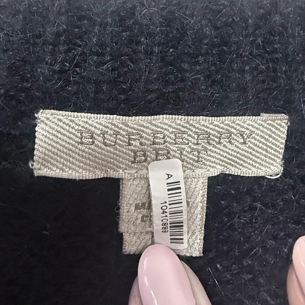 Women’s black Burberry Brit mohair sweater medium - Picture 3 of 9